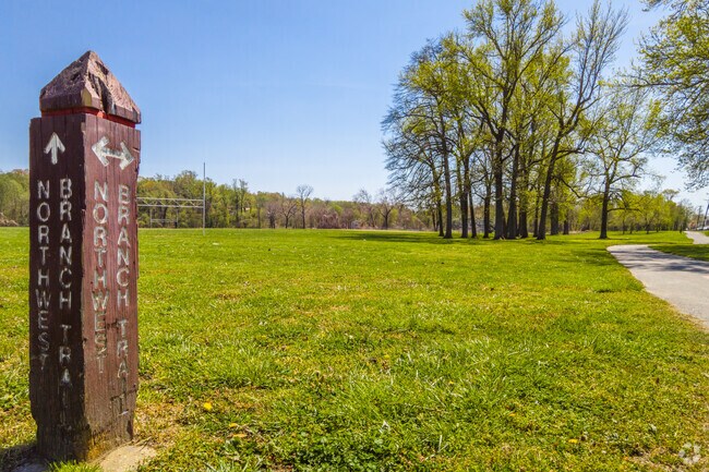 Lewisdale locals access the scenic Sligo Creek Trail from the Northwest Branch Trail.