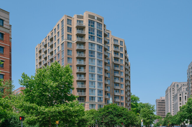High-rise apartment buildings are the only housing options located in Downtown Silver Spring.