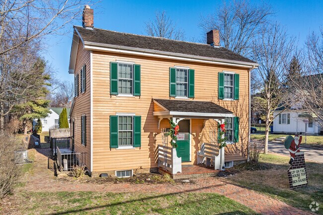 The family home of composer Benjamin Hanby in Westerville, Ohio is now a museum.