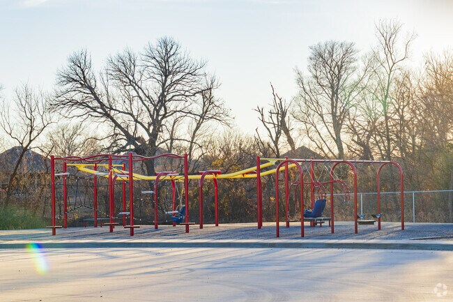 Timber Creek Elementary School offers playground for children.