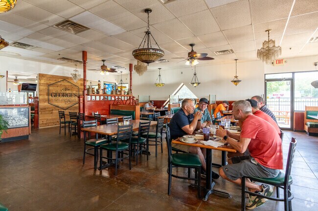 George's Pizza & Steakhouse is a popular lunch spot in Meadowvale.