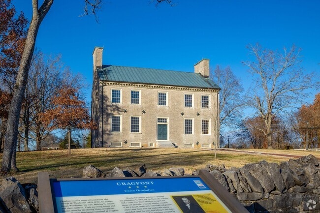 The Cragfront Historical Site was home to the James Winchester in Castalian Springs.