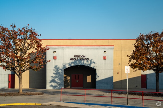 Freedom Middle School is located on the Northwest side of Bakersfield, Ca.