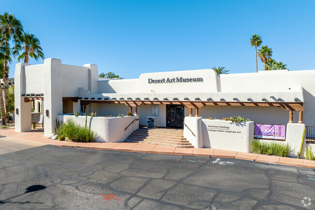 The Desert Art Museum, located in Santa Fe Square, serves as a center for the arts.