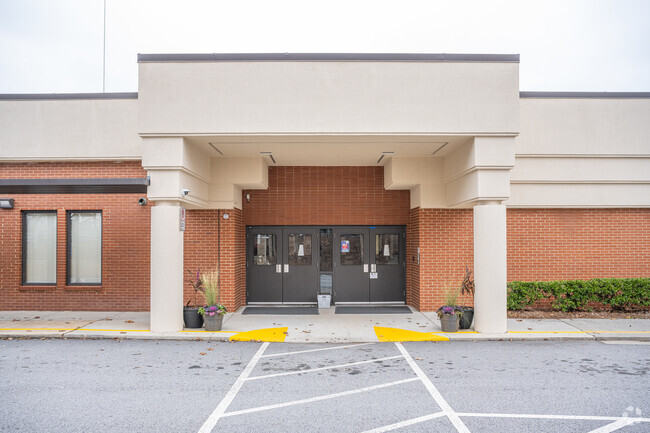 Harmony Elementary School still sits and it's original school building.