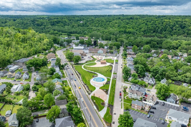 Milford is a green neighborhood located 16 miles from downtown Cincinnati.