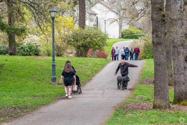 Bush’s Pasture Park has lots of walking trails for residents of Northeast Neighbors to enjoy.