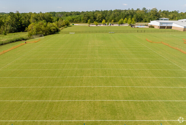 James W Wilson Junior Elementary has a large athletic field for soccer or football.