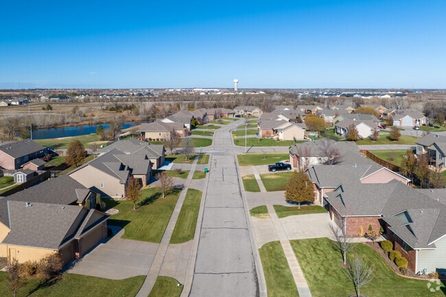 Sawmill Creek is a newer neighborhood in northeast Wichita.