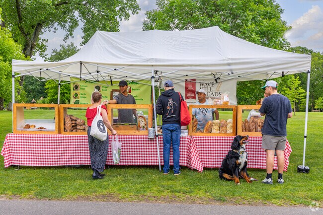 Fresh produce draw Nichols residents to the Trumbull Farmers Market every summer.