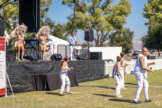 Learn how to cha-cha with dance troupes at the Irvine Global Village Festival in the Great Park.