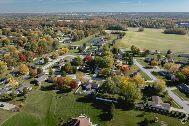 Fort Shawnee looks beautiful from above in the afternoon sun.