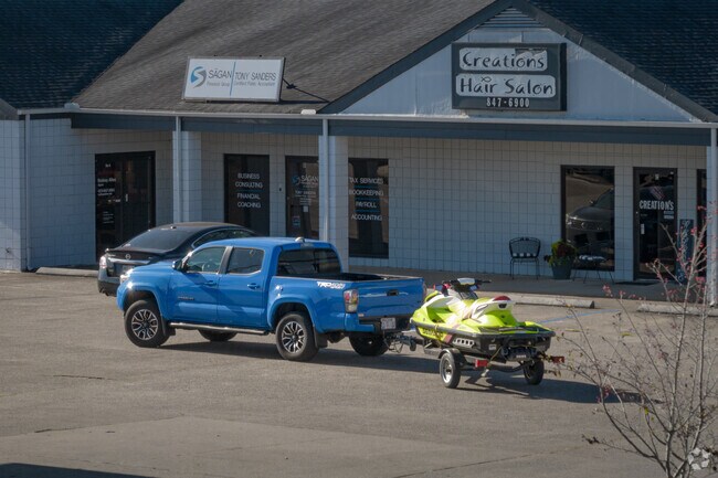 This Lakesite resident is heading to the river with his Sea-Doo.