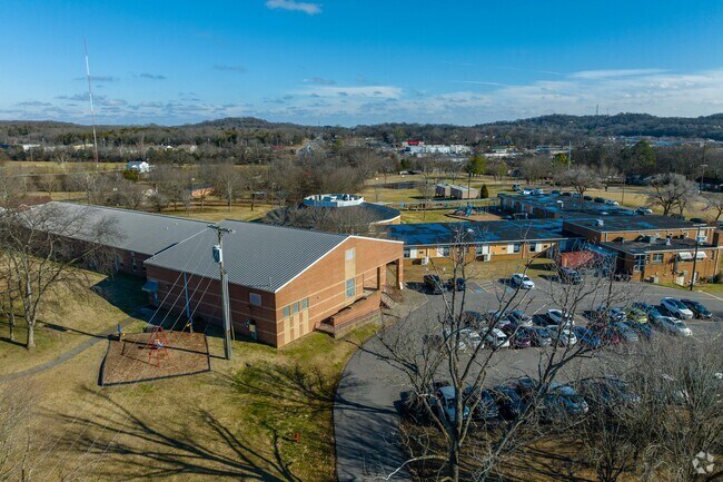 Bellshire Elementary Design Center is a one-story brick school in Nashville.