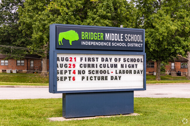 Bridger Middle School Sign