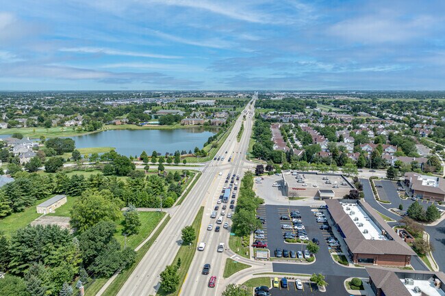 Illinois Route 59 runs to the west of Stillwater, connecting it to grocery stores and shops.