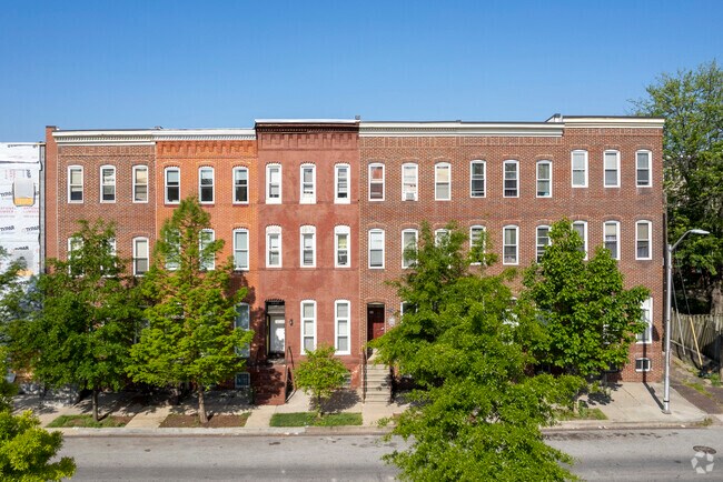 Larger three-story rowhomes are available in Station North.