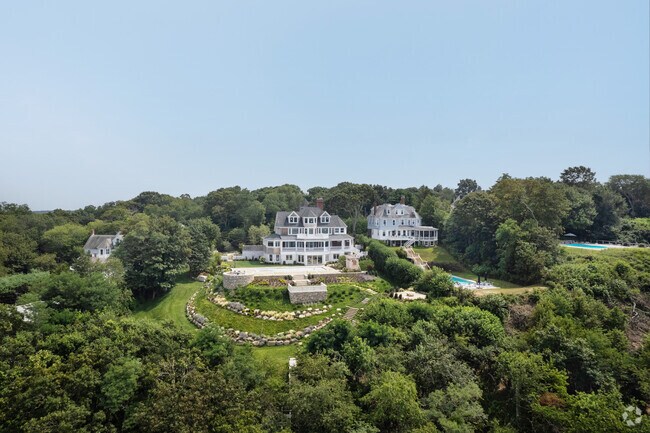 Shelter Island is ringed with impressive waterfront homes.