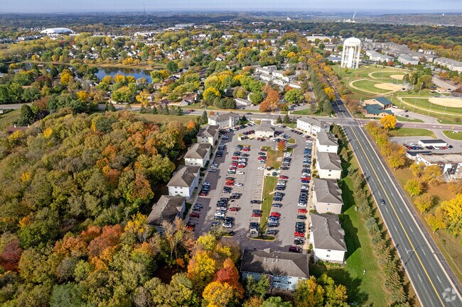 fall ariel view of College Station