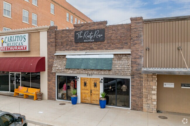 The Rusty Rose Boutique is one of several stores in the downtown Plainview area that are unique and lively.