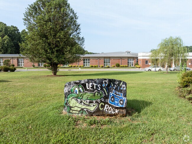The spirit rock at Lyle Creek Elementary School is a great place for birthday wishes.