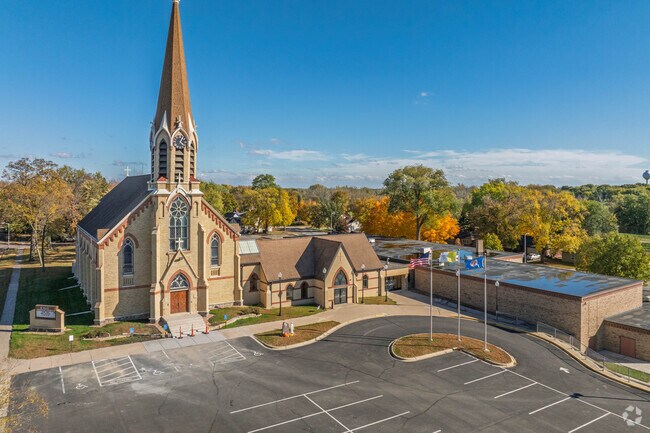 Students at St. Pius X Catholic School participate in religious education, traditional academics, and extracurricular activities that support whole-child development in this Glencoe institution.