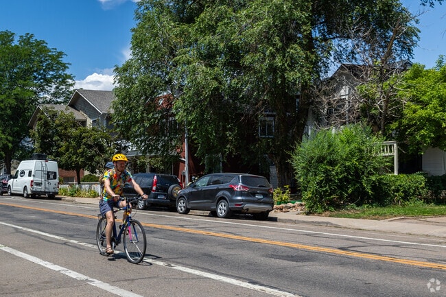 Cyclists enjoy riding through the scenic streets of Whittier.