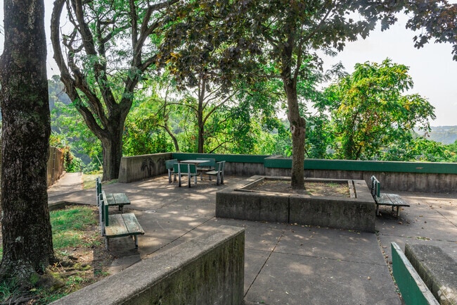 Enjoy this tranquil overlook in East Pittsburgh.