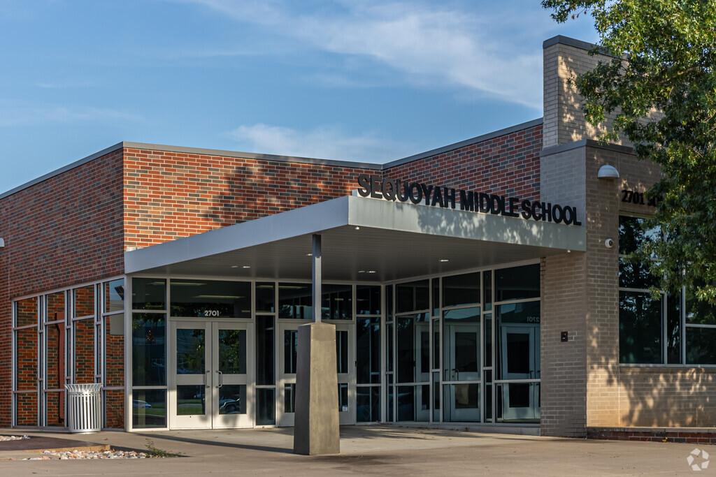 Sequoyah Middle School serves children in grades sixth through eighth in Broken Arrow.