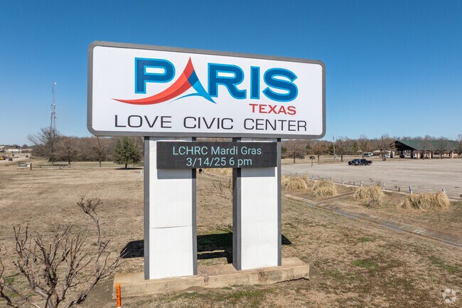 The Paris Love Civic Center hosts exciting community events regularly in Paris.