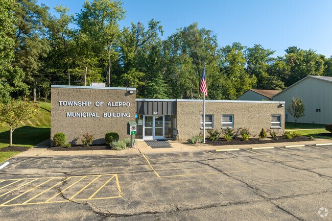 Aleppo Township's Municipal Building is the hub of all civic activity in the area.