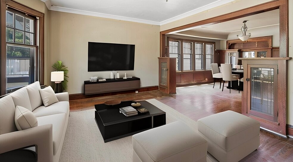 Living Room- Staged Virtually