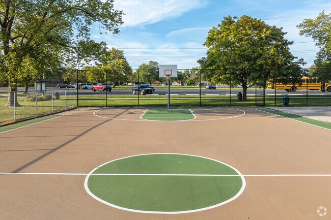 Peotone Park District features a basketball court, a playground, and ball fields.