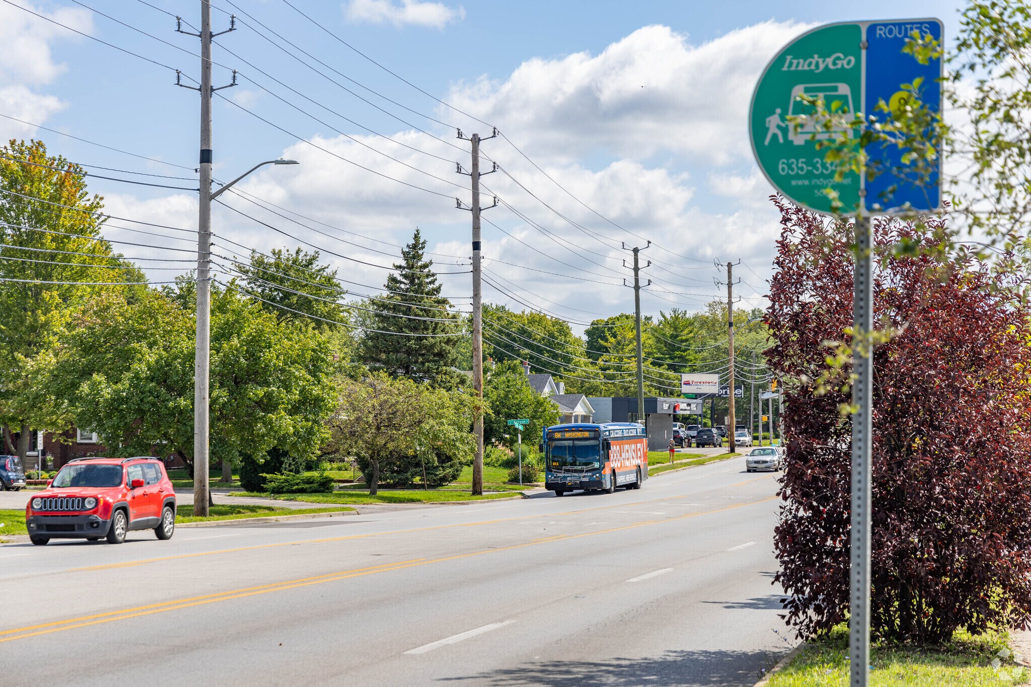 East Gate utilizes the IndyGo bus for public transportation.