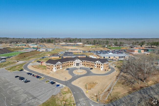 Russellville High School
 enrolls over 700 students every year.
