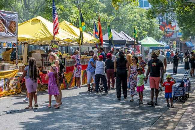 Peruse the food vendors at the Caribbean Festival in Silver Spring.