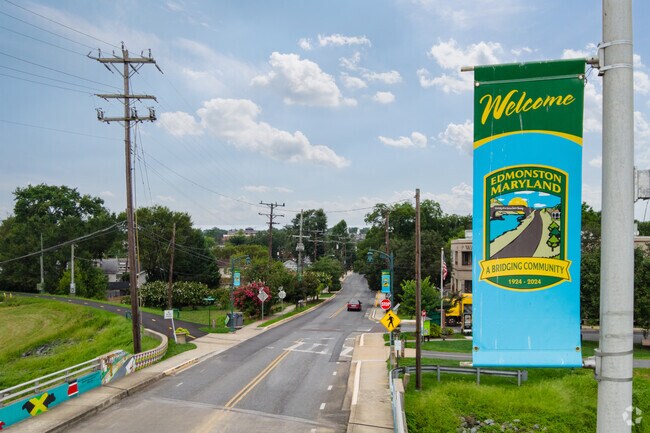 Edmonston, Maryland, is a small town along a branch of the Anacostia River.