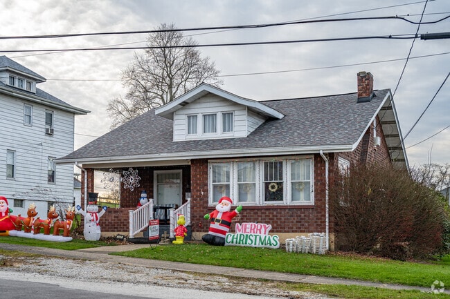 Holiday decorations brighten homes in Nicholson Township’s rural neighborhoods.