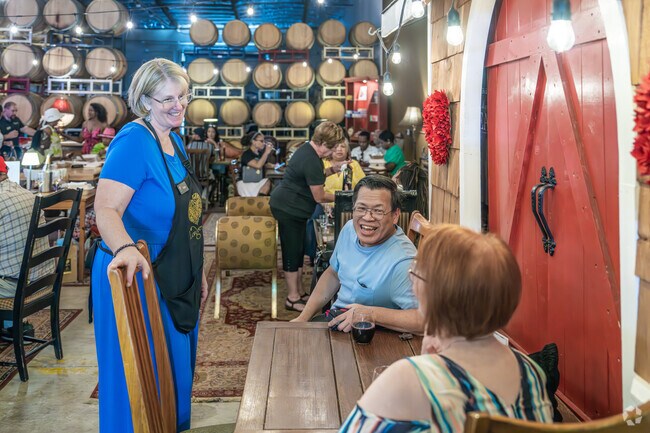 A relaxed environment and friendly atmosphere are what Longevity Winery is known for.