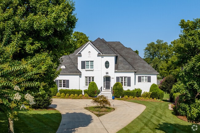 A millennium mansion in the Olde Providence South neighborhood of Charlotte stands out in style.
