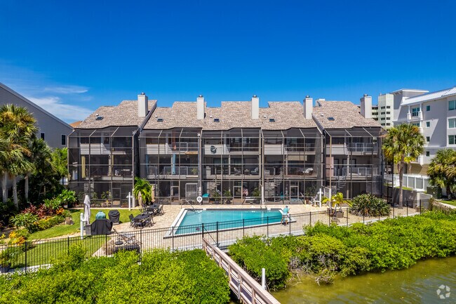 There are a few townhomes along Indian Shores if your looking for a bigger home.