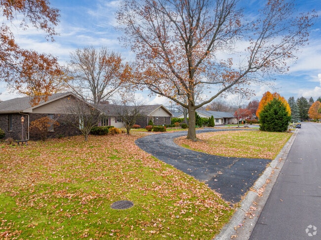 Most of the homes in Fort Wayne's Hacienda Village are large sprawling ranches.