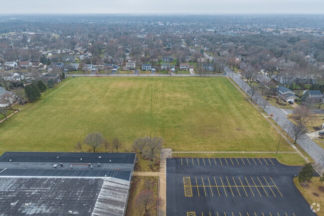 The large open field at Madison Jr High School invites free play and imagination.