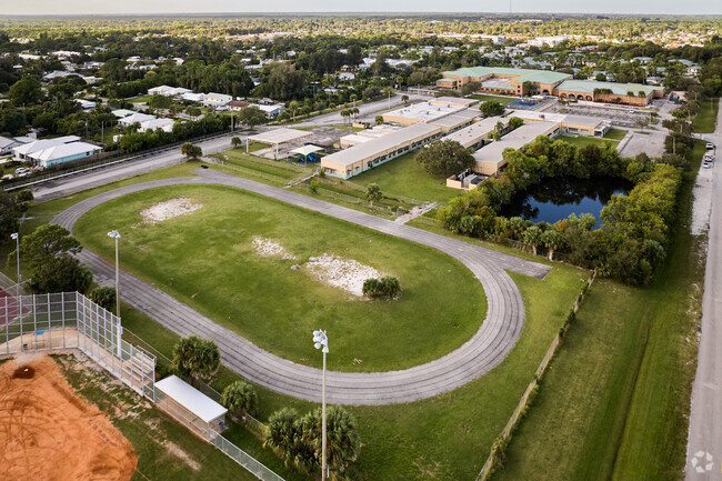 Port Salerno Elementary School has a running track.