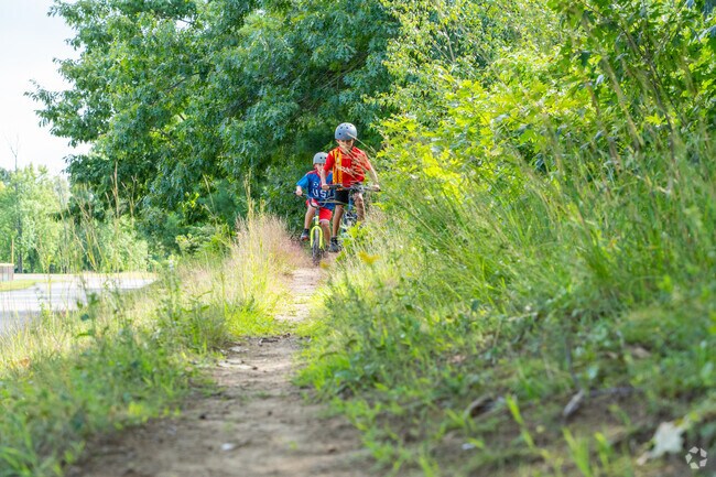 Pembroke Memorial Park has a host of short trails that are great for biking or hiking.