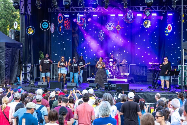 Maplewoodstock focuses on music, arts, and community fun, free from politics and causes!