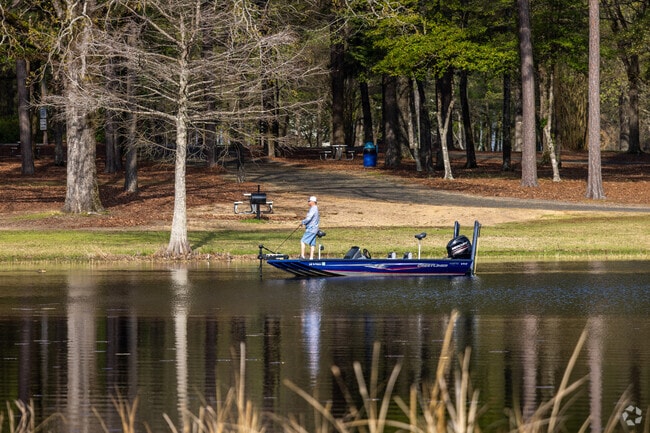 Magnolia residents enjoy Lake Columbia for its great largemouth bass fishing.