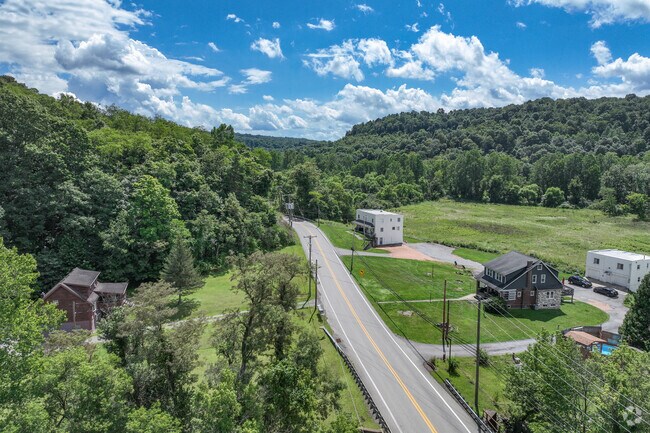 Most houses in Frazer Township are spread out from one another.