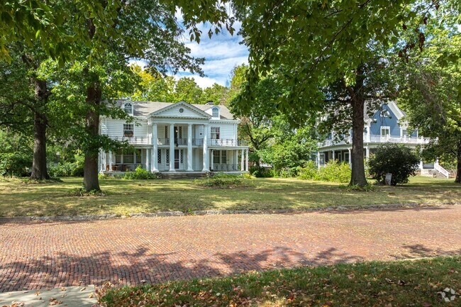 Old Town homes are situated along the city's original red brick streets.