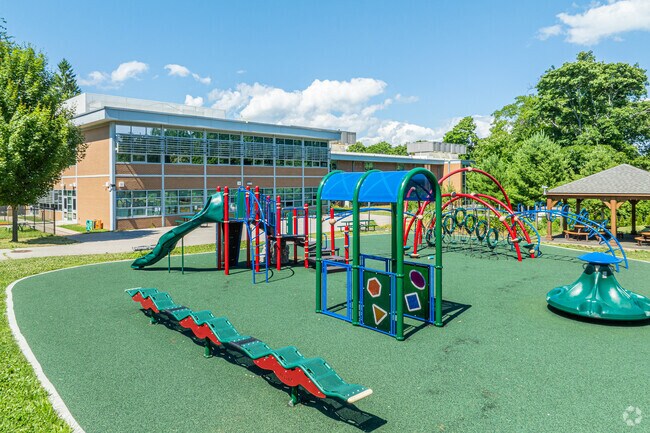 Students love Nathan Hale Arts Magnet School for it's outdoor recreational areas.